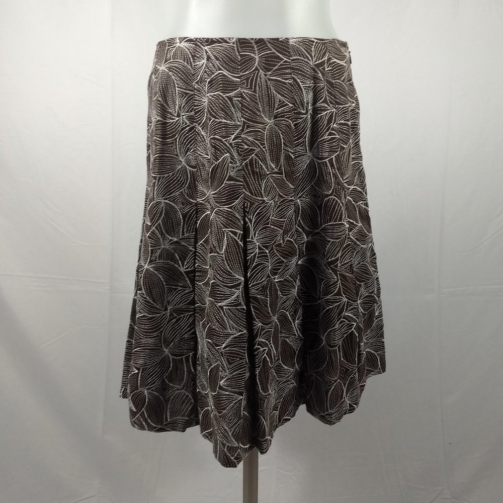 NyGARD Collections Petites Size 4 Linen Skirt EUC